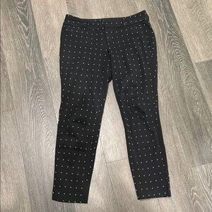 Black Polka Dot Pants